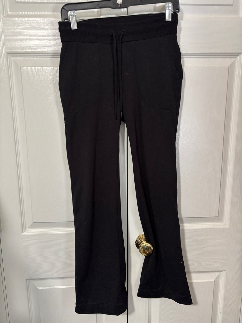 Athleta Black Sweat Pants with Branded Waist Tag Sz XS EUC